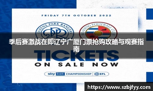 季后赛激战在即辽宁广厦门票抢购攻略与观赛指南